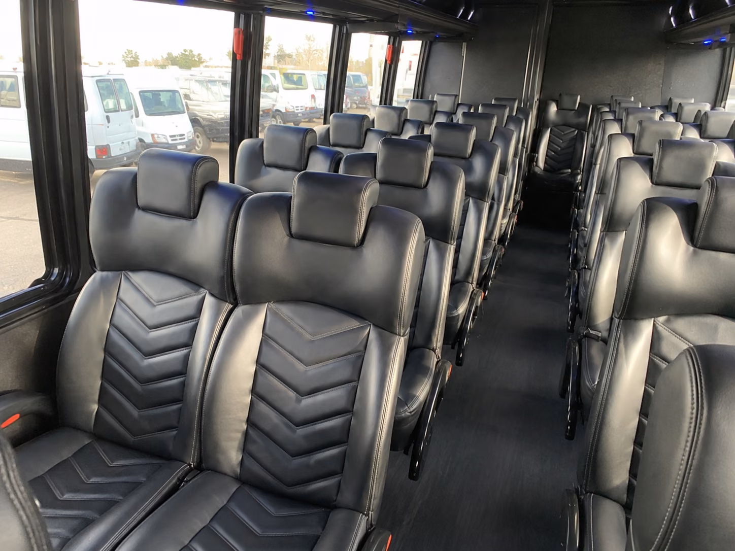 corvallis 15 passenger minibus inside
