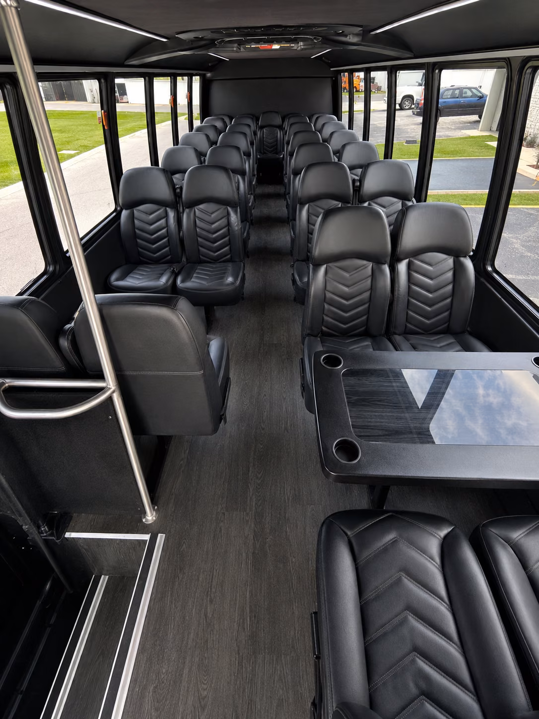 corvallis 18 passenger minibus interior