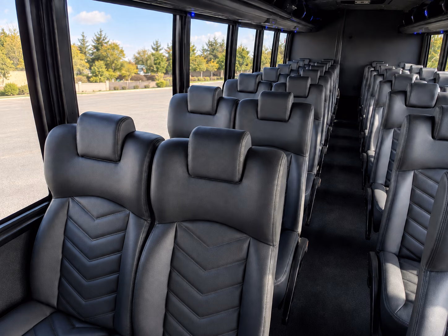 corvallis 20 passenger minibus interior