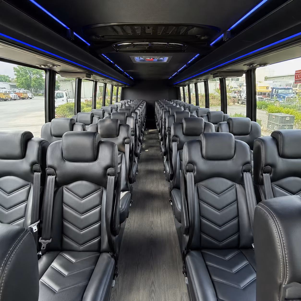 corvallis 25 passenger minibus interior