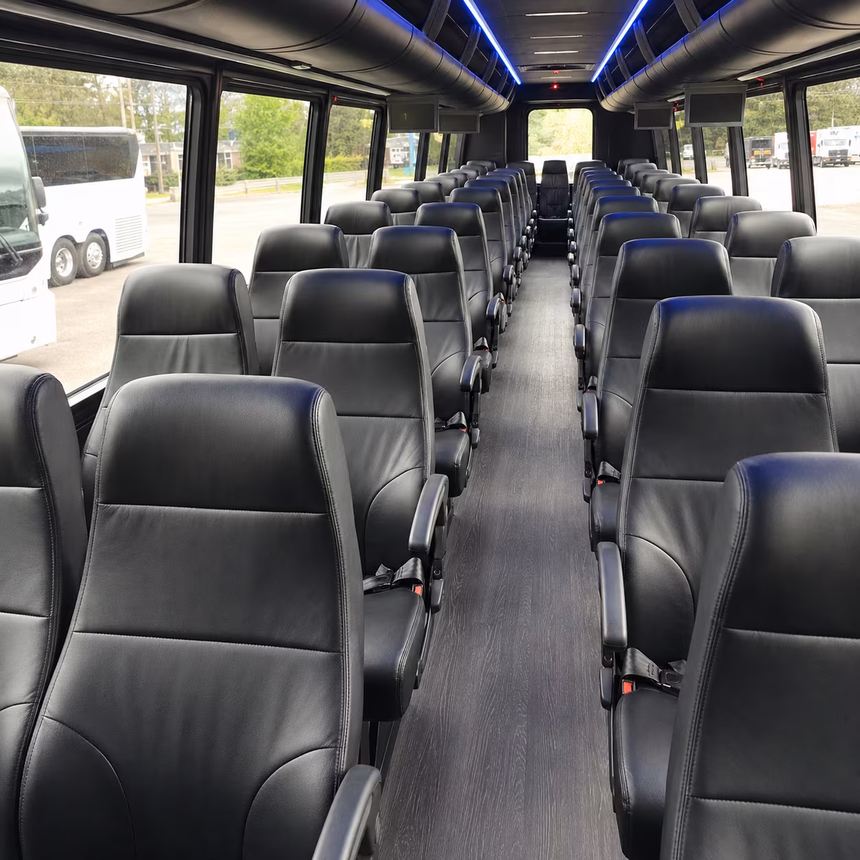 corvallis 28 passenger minibus inside