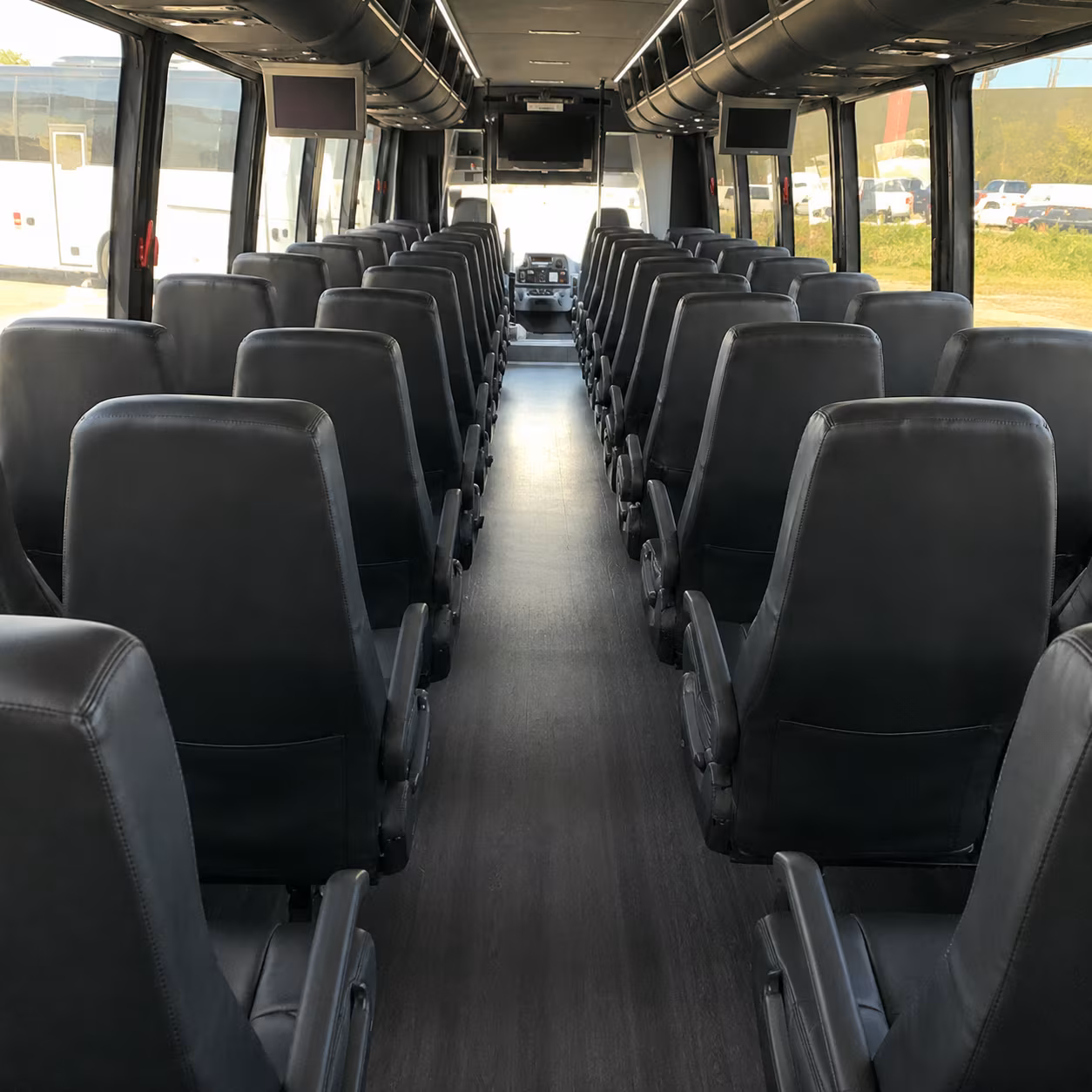 corvallis 28 passenger minibus interior