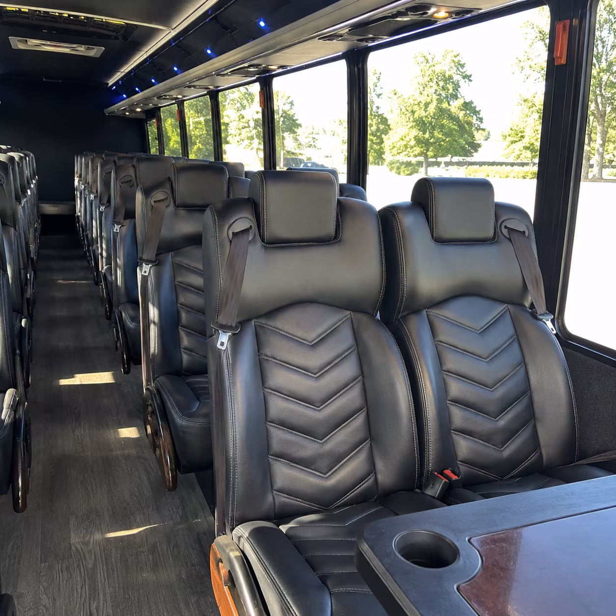corvallis 30 passenger minibus inside