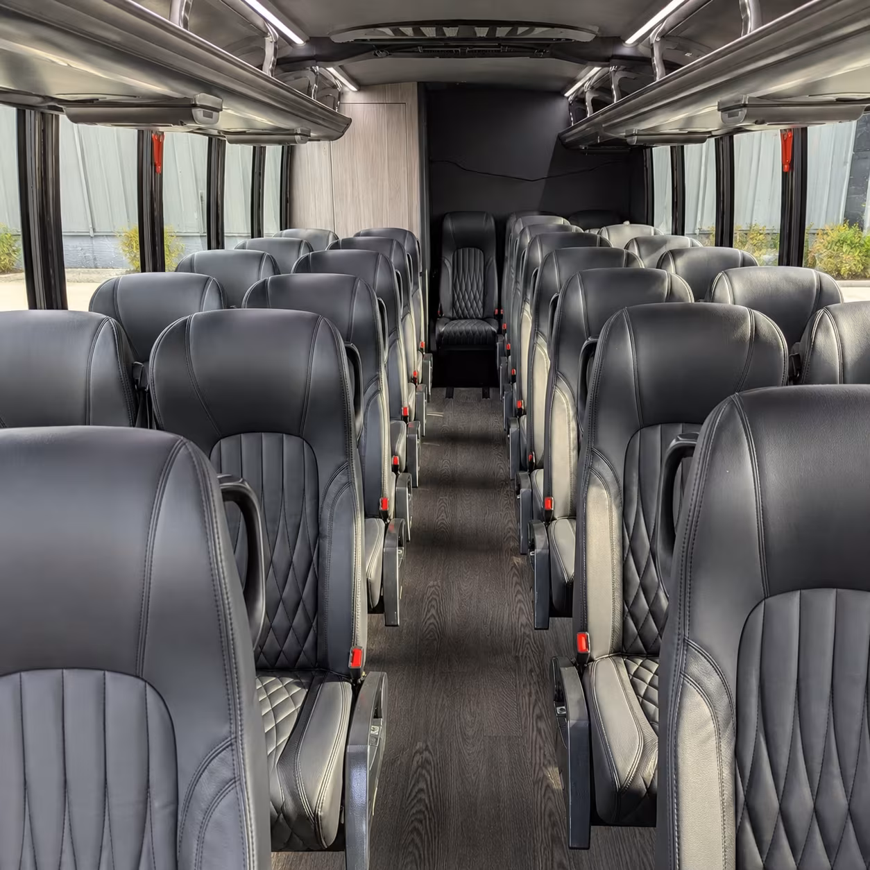corvallis 35 passenger minibus interior