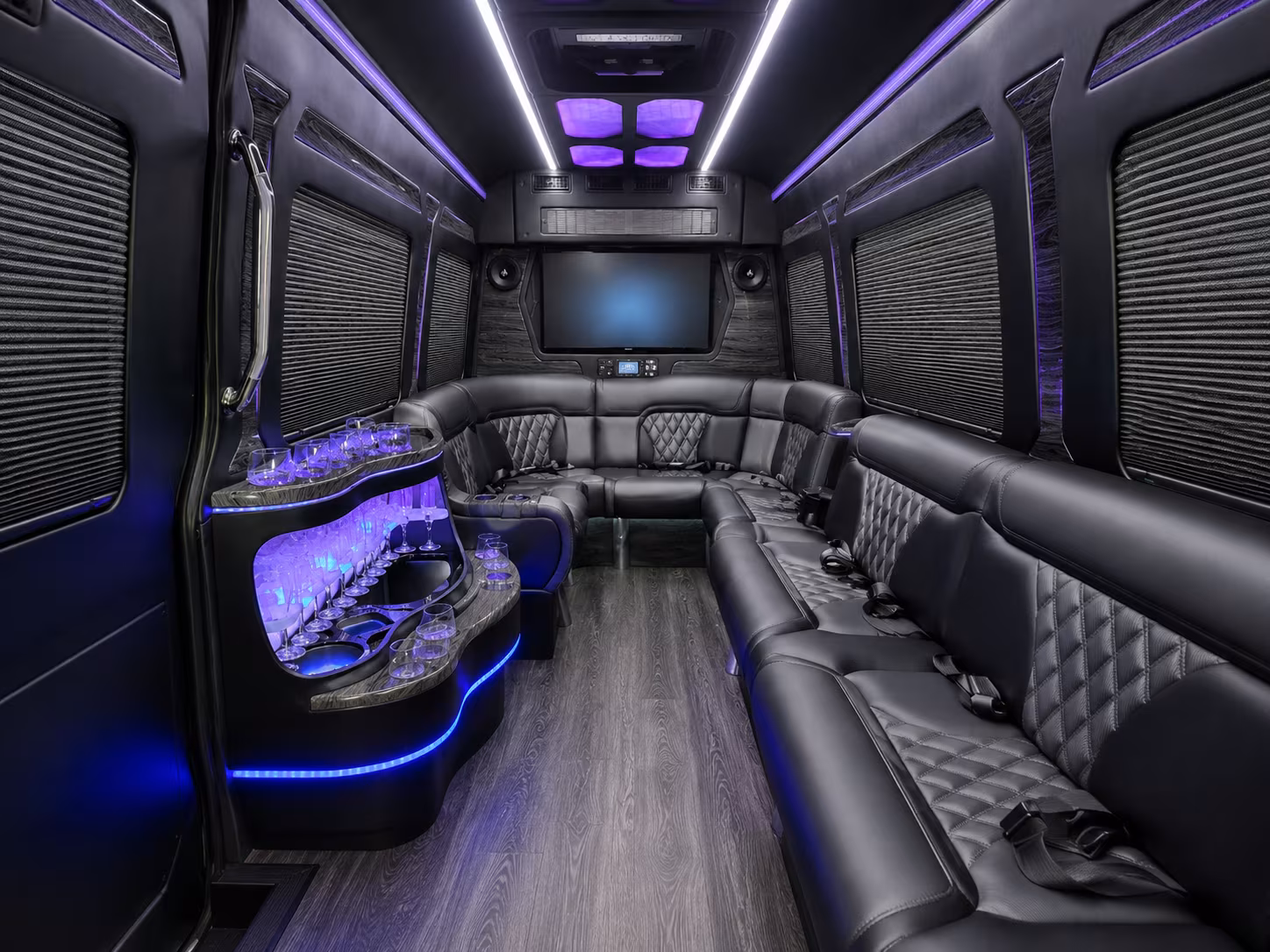 corvallis sprinter limousine interior